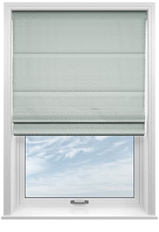 Dew Drop, Metallic Sky - Twist&Fit Roman Blind